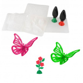 3D Magic 82001 Набор для создания объемных моделей- бабочка и цветок