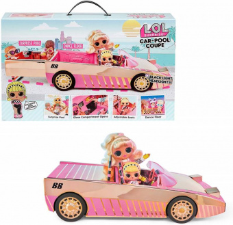 Кабриолет с куклой Lol Car Pool Coupe 565222