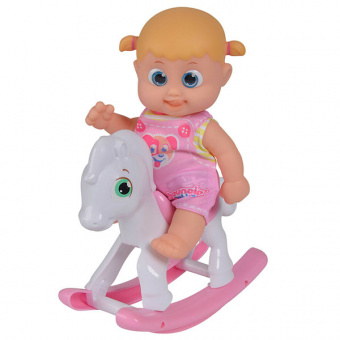 Кукла Бони с лошадкой-качалкой, 16 см Bouncin' Babies 803003