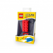 Брелок-фонарик LEGO Red Brick - Красный Кубик фото