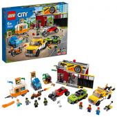 LEGO City 60258 Nitro Wheels Тюнинг-мастерская  фото