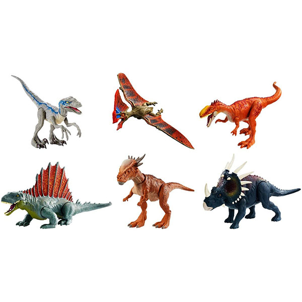Базовые фигурки динозавров в асс. Mattel Jurassic World GCR54