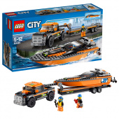 Lego City Внедорожник 4x4 с гоночным катером 60085 фото