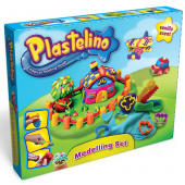 Plastelino 162656 Пластелино Набор для творчества - масса для лепки 3 цвета + аксессуары