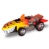 Hot Wheels HW90574 Машинка Хот вилс на батарейках свет+звук, акула желтая 13,5 см фото