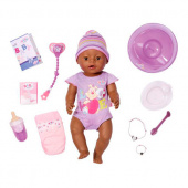Zapf Creation Baby born 822029 Бэби Борн Кукла Интерактивная Этническая, 43 см