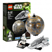 Lego Star Wars Республиканский боевой корабль и планета Корусант 75007 фото