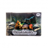 Megasaurs SV10690 Мегазавры Игровой набор динозавров (5 дино + дерево), в ассортименте