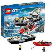 Lego City Полицейский патрульный катер 60129 фото