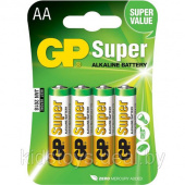 Батарейки GP Super 15A LR6 BL4  АА 1 шт.