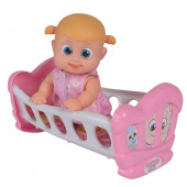 Кукла Бони с кроваткой, 16 см Bouncin' Babies 803002