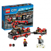Lego City Перевозчик гоночных мотоциклов 60084 фото