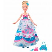 Hasbro Disney Princess B5314 Модная кукла Принцесса в платье со сменными юбками Золушка фото