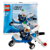 Lego City Полицейский самолёт 30018 фото