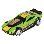 Hot Wheels HW90563 Машинка Хот вилс на батарейках со светом механическая, зеленая 14 см фото