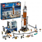 LEGO City 60228 Space Port Ракета для запуска в далекий космос и пульт управления запуском  фото