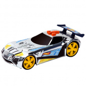 Hot Wheels HW90601 Машинка Хот вилс на батарейках свет+звук, спойлер синий 13,5 см фото