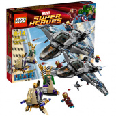 Lego Super Heroes Боевые действия Квинджета 6869 фото
