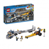 Lego City Грузовик для перевозки драгстера 60151 фото