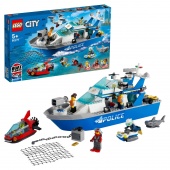 Конструктор LEGO City Катер полицейского патруля 60277 фото