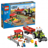 Lego City Свиноферма и трактор 7684 фото