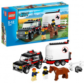 Lego City Полноприводной трейлер с лошадью 7635 фото