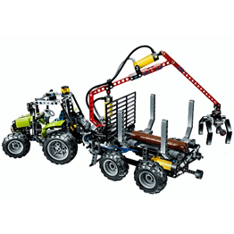 Лего Техник 8049 Трактор с лесопогрузчиком фото