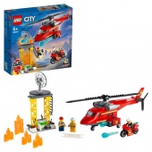 Конструктор LEGO City Fire Спасательный пожарный вертолёт 60281 фото