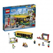 Lego City Автобусная остановка 60154 фото