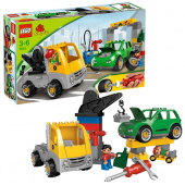 Lego Duplo 5641 Авторемонтная мастерская за работой фото
