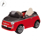 Детский электромобиль Peg-Perego ED1163 FIAT 500 (красный) + р/у фото