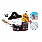 Boley 31690 Подарочный игровой набор "Пиратский корабль" с комплектом одежды пирата
