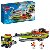 LEGO City 60254 Great Vehicles Транспортировщик скоростных катеров фото