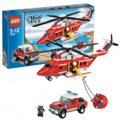 Lego City Пожарный вертолет 7206 фото