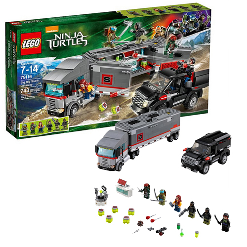Конструктор Lego 79116 Лего Черепашки Ниндзя Большая снежная машина для побега фото