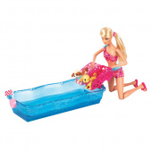 Barbie 8404X/1114687 Барби Кукла Весенний аттракцион-плавающие щенки