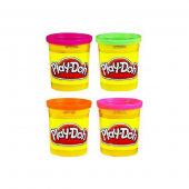 Play-Doh 22114/22873H Набор пластилина из 4х банок (неон. цв.)