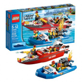 Lego City Пожарный катер 60005 фото