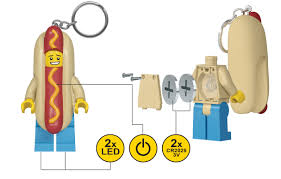 Брелок-фонарик LEGO LGL-KE119 Человек-Хот-дог фото