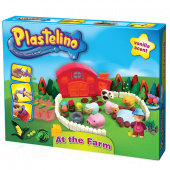 Plastelino 162670 Пластелино Набор для творчества "На Ферме" - масса для лепки+аксессуары