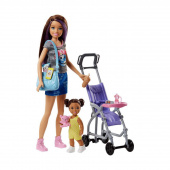 Mattel Barbie FJB00 Барби Набор "Няня"
