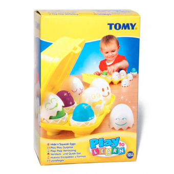 TOMY PlasticToys T1581 Томи Развивающие игрушки Веселые яйца фото