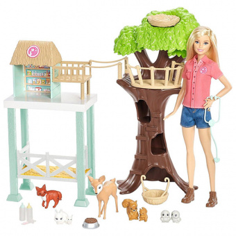 Барби Игровой набор "Спасатель животных" Mattel Barbie FCP78