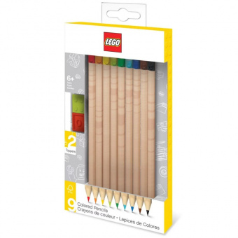 LEGO Набор цветных карандашей 51515L 9 шт фото