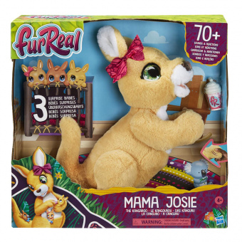 Интерактивная игрушка FurReal Friends Кенгуру Джози и ее малыши E6724 фото