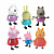 Peppa Pig 24312 Свинка Пеппа Набор "Пеппа и друзья" из 6 фигурок