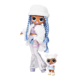 Кукла ЛОЛ OMG Зимнее Диско Snowlicious + кукла Snow Angel  2 волна