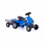 Каталка-трактор с педалями "Turbo-2" синяя с полуприцепом 84651
