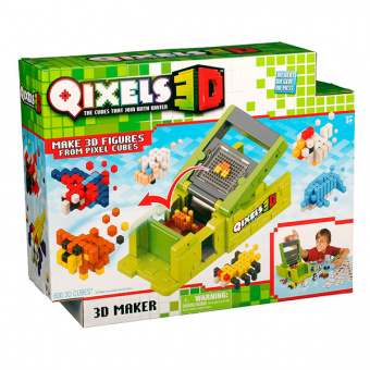 Qixels Q87053 Квикселс Набор для творчества Машинка для создания 3D фигурок "3D Принтер"