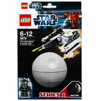 Lego Star Wars 9676 Лего Звездные войны Перехватчик TIE и Звезда Смерти фото